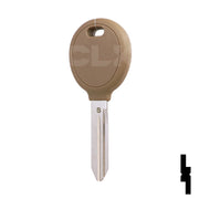 Uncut Transponder Key | Chrysler | Y164-PT, 692352 Automotive Key JMA USA
