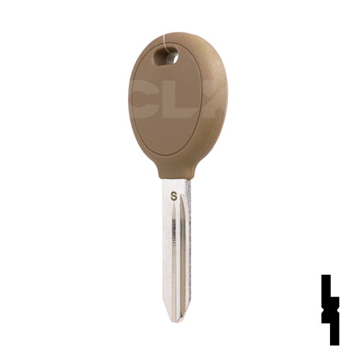 Uncut Transponder Key | Chrysler | Y164-PT, 692352 Automotive Key JMA USA