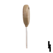 Uncut Transponder Key | Chrysler | Y164-PT, 692352 Automotive Key JMA USA