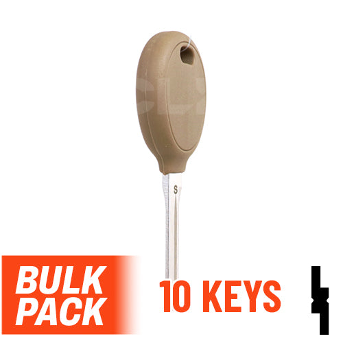 Uncut Transponder Key | Chrysler | Y164-PT, 692352 (Pack of 10) Automotive Key JMA USA