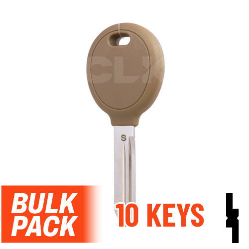 Uncut Transponder Key | Chrysler | Y164-PT, 692352 (Pack of 10) Automotive Key JMA USA