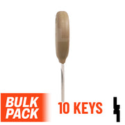 Uncut Transponder Key | Chrysler | Y164-PT, 692352 (Pack of 10) Automotive Key JMA USA