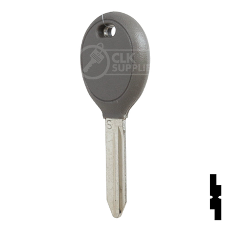 Uncut Transponder Key | Chrysler | Y164PT Automotive Key Strattec