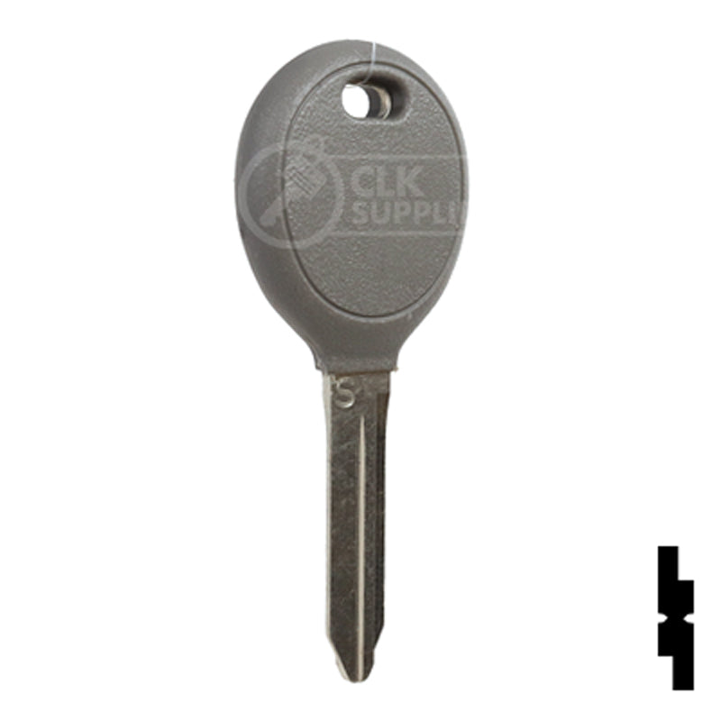 Uncut Transponder Key | Chrysler | Y164PT Automotive Key Strattec