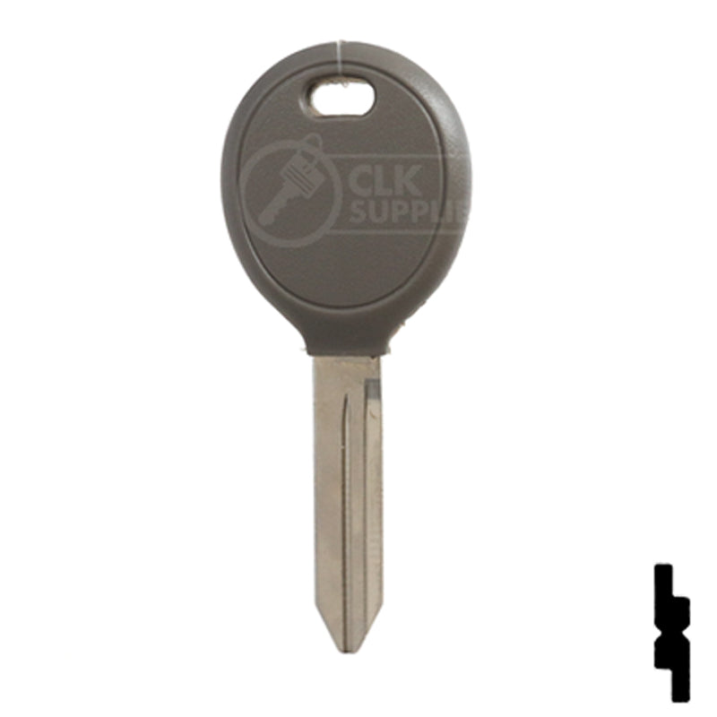 Uncut Transponder Key | Chrysler | Y164PT Automotive Key Strattec