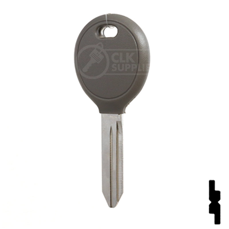 Uncut Transponder Key | Chrysler | Y164PT Automotive Key Strattec