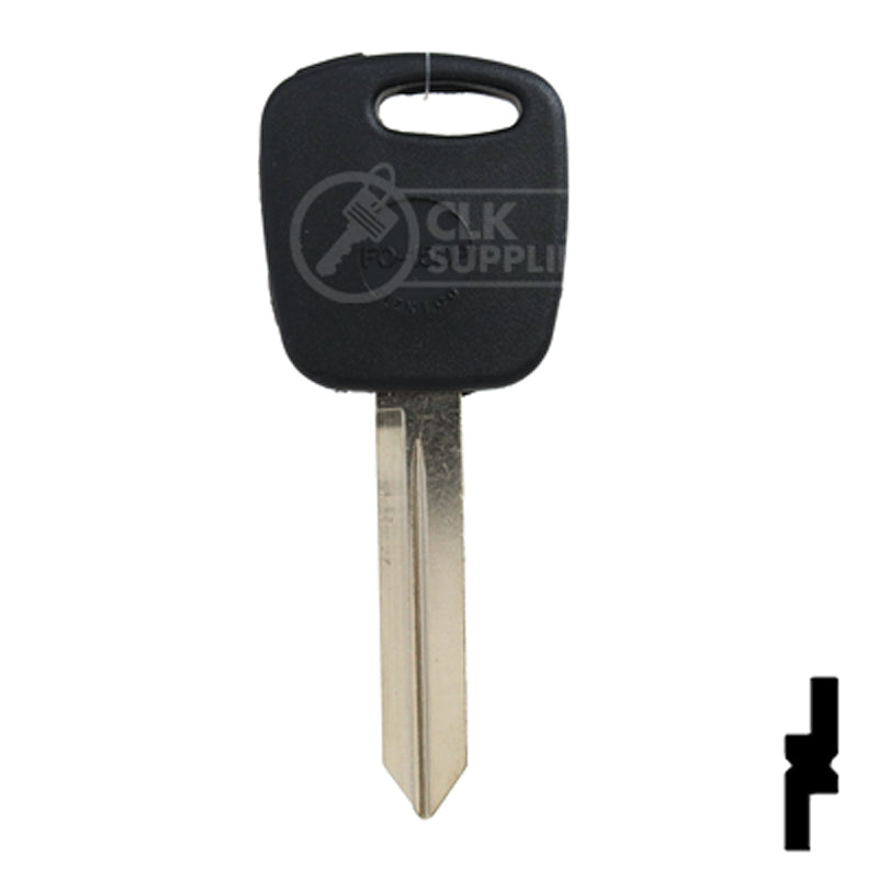 Uncut Transponder Key | Ford | H72PT, 598333 Automotive Key JMA USA