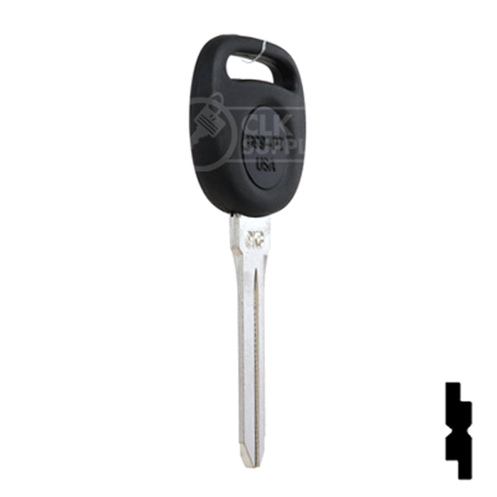 Uncut Transponder Key | General Motors | B99PT, 692952 Automotive Key Ilco