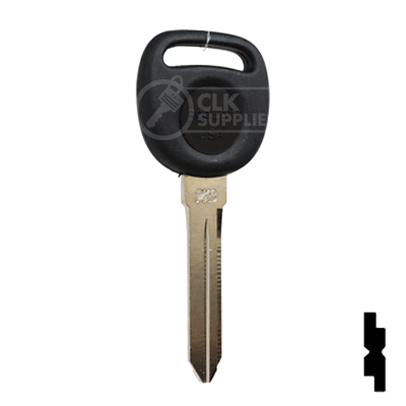 Uncut Transponder Key | General Motors | B99PT, 692952 Automotive Key Ilco