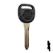Uncut Transponder Key | General Motors | B99PT, 692952 Automotive Key Ilco