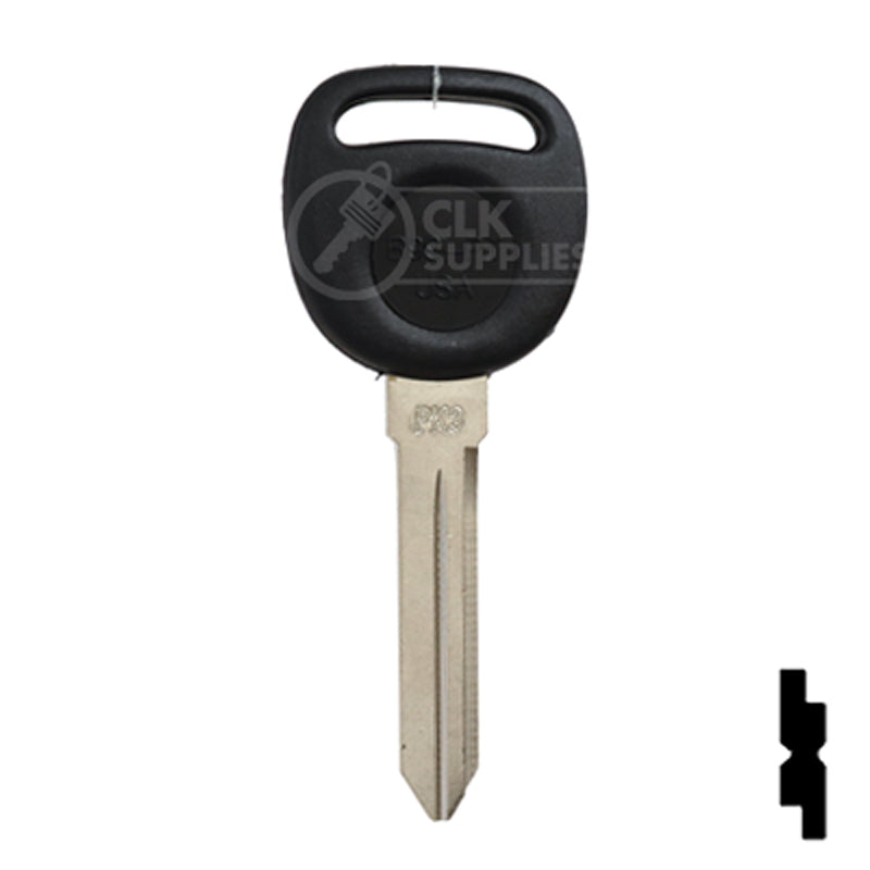 Uncut Transponder Key | General Motors | B99PT, 692952 Automotive Key Ilco