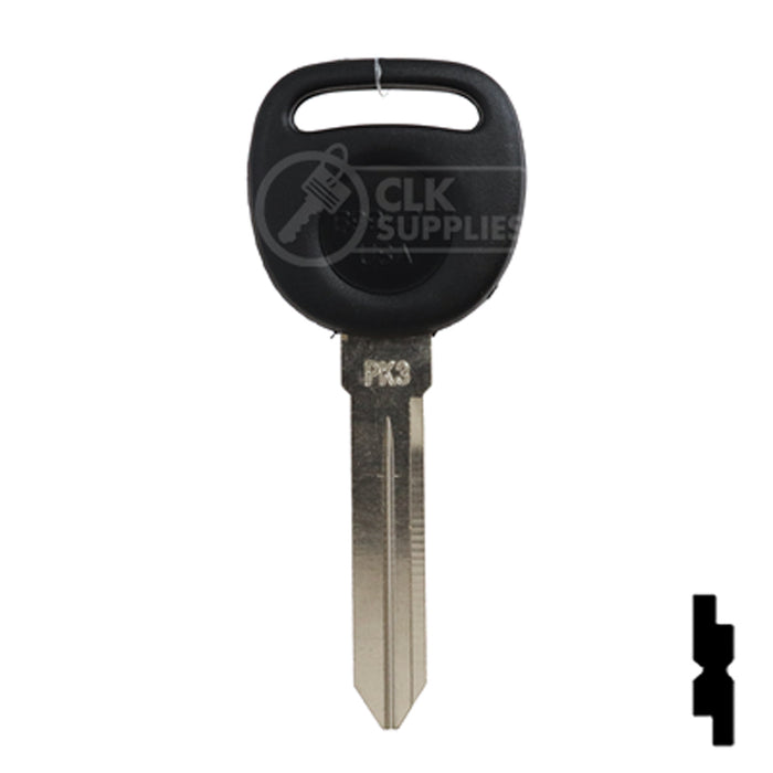Uncut Transponder Key | General Motors | B99PT, 692952 Automotive Key Ilco