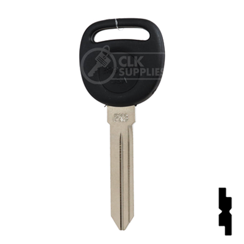 Uncut Transponder Key | General Motors | B99PT, 692952 Automotive Key Ilco