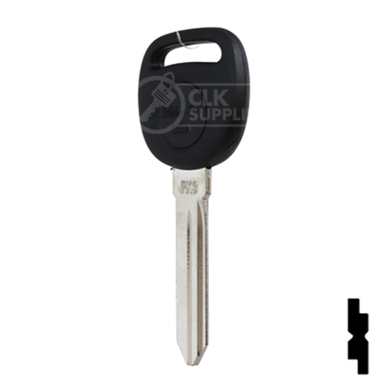 Uncut Transponder Key | General Motors | B99PT, 692952 Automotive Key Ilco