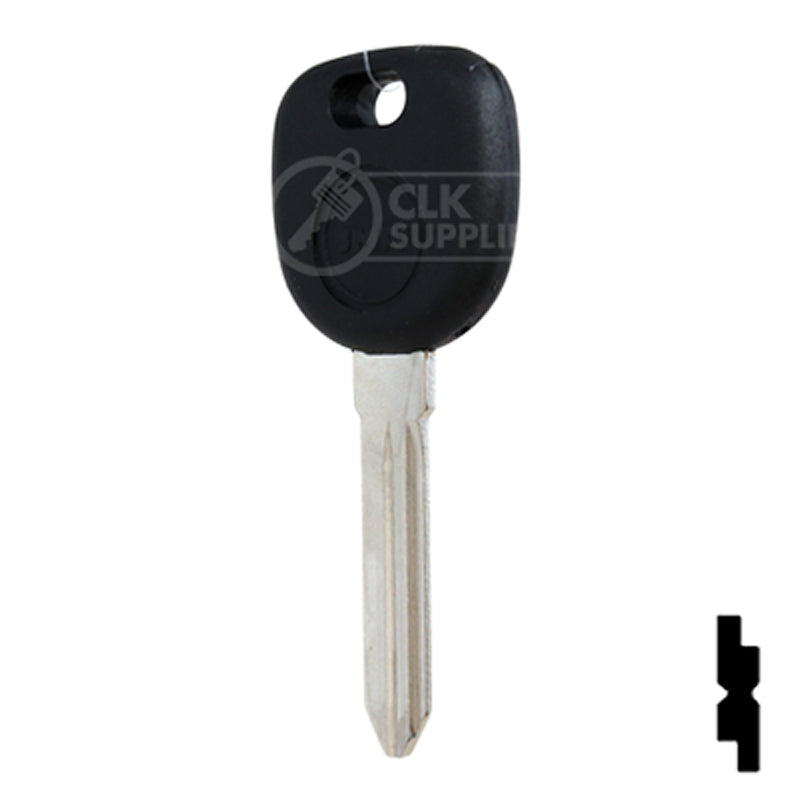 Uncut Transponder Key | GM | B102PT Automotive Key JMA USA