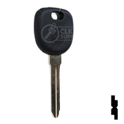 Uncut Transponder Key | GM | B112PT, 692139 Automotive Key JMA USA
