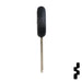Uncut Transponder Key | Hyundai | HYN14T14 Automotive Key Ilco