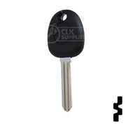 Uncut Transponder Key | Hyundai | HYN14T14 Automotive Key Ilco