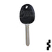 Uncut Transponder Key | Hyundai | HYN14T14 Automotive Key Ilco