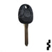 Uncut Transponder Key | Hyundai | HYN14T14 Automotive Key Ilco