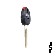 Uncut Transponder Key | Hyundai | HYN7RT14, TP12YY-6D.P1 Automotive Key JMA USA