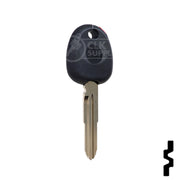 Uncut Transponder Key | Hyundai | HYN7RT14, TP12YY-6D.P1 Automotive Key JMA USA