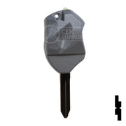 Uncut Transponder Key | Jeep | Y160PT Automotive Key Strattec