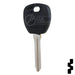 Uncut Transponder Key | Kia | TP12KI-8D-P Automotive Key JMA USA