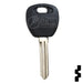 Uncut Transponder Key | Kia | TP12KI-8D-P Automotive Key JMA USA