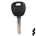Uncut Transponder Key | Kia | TP12KI-8D-P Automotive Key JMA USA