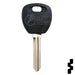 Uncut Transponder Key | Kia | TP12KI-8D-P Automotive Key JMA USA