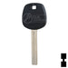 Uncut Transponder Key | Lexus | TOY40BT4 Automotive Key JMA USA
