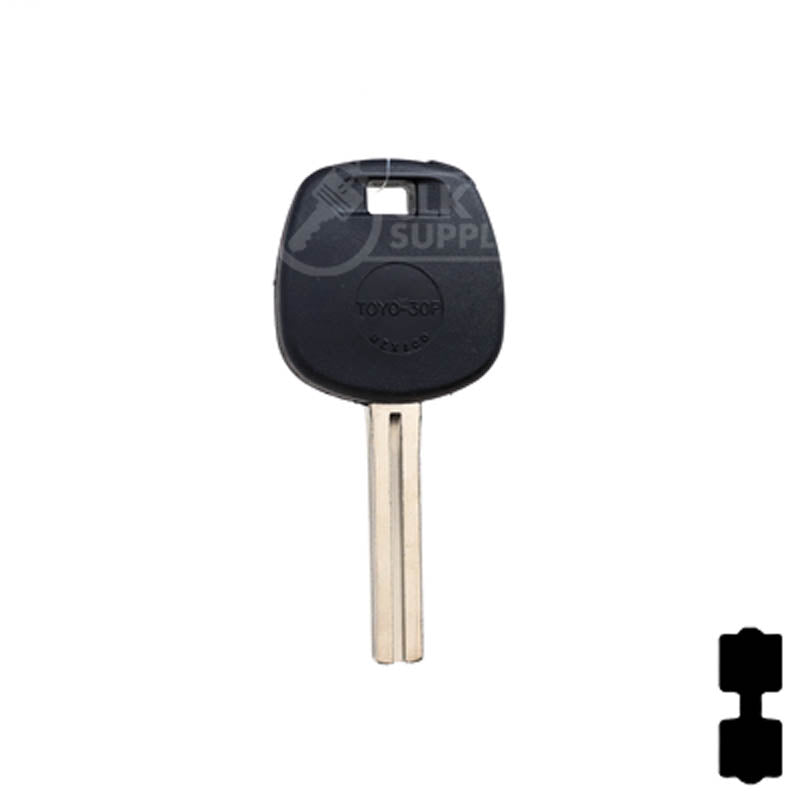 Uncut Transponder Key | Lexus | TOY48BT4 Automotive Key JMA USA