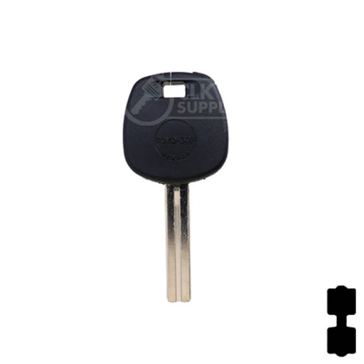 Uncut Transponder Key | Lexus | TOY48BT4 Automotive Key JMA USA
