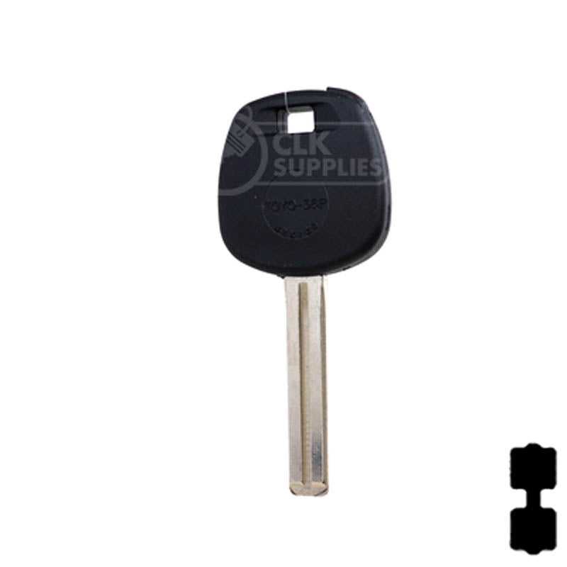 Uncut Transponder Key | Lexus | TOY50PT Automotive Key JMA USA