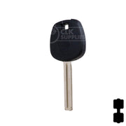Uncut Transponder Key | Lexus | TOY50PT Automotive Key JMA USA