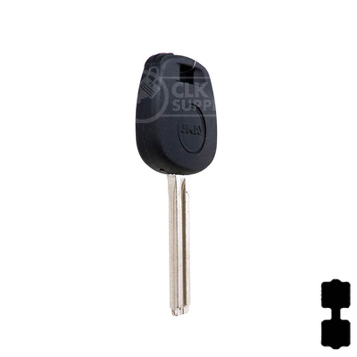 Uncut Transponder Key | Lexus | TOY50PT Automotive Key JMA USA