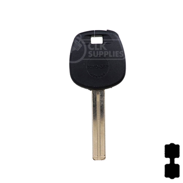 Uncut Transponder Key | Lexus | TOY50PT Automotive Key JMA USA