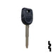 Uncut Transponder Key | Mitsubishi | MIT12PT Automotive Key JMA USA