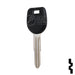 Uncut Transponder Key | Mitsubishi | MIT12PT Automotive Key Ilco