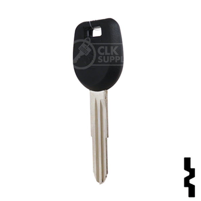 Uncut Transponder Key | Mitsubishi | MIT12PT Automotive Key Ilco
