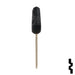 Uncut Transponder Key | Mitsubishi | MIT12PT Automotive Key Ilco