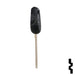 Uncut Transponder Key | Mitsubishi | MIT12PT Automotive Key Ilco