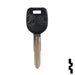 Uncut Transponder Key | Mitsubishi | MIT12PT Automotive Key Ilco