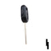 Uncut Transponder Key | Mitsubishi | MIT13PT Automotive Key JMA USA