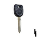 Uncut Transponder Key | Mitsubishi | MIT13PT Automotive Key JMA USA