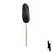 Uncut Transponder Key | Mitsubishi | MIT13PT Automotive Key Ilco