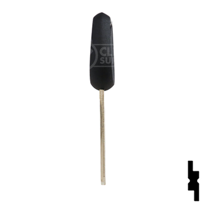 Uncut Transponder Key | Mitsubishi | MIT13PT Automotive Key Ilco