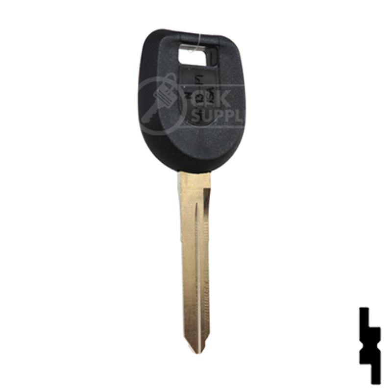 Uncut Transponder Key | Mitsubishi | MIT13PT Automotive Key Ilco