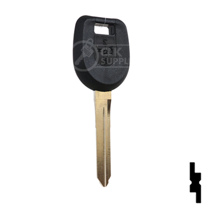 Uncut Transponder Key | Mitsubishi | MIT13PT Automotive Key Ilco